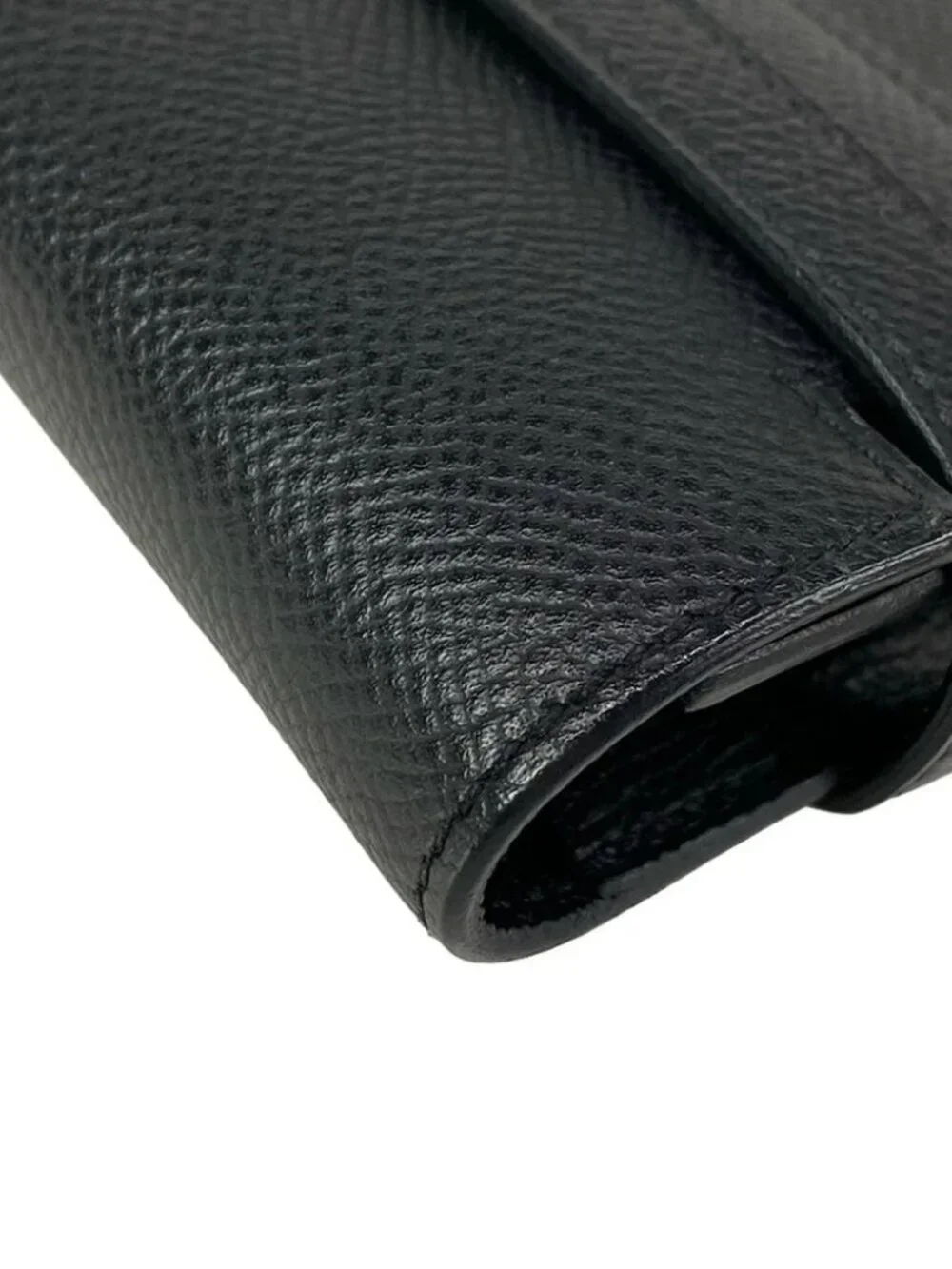 HERMES Kelly Wallet Long - Black Veau Epsom Y Long Wallet - Picture 8 of 13
